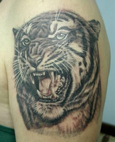 Фото и  значения татуировки Тигр. X_4a2f8847